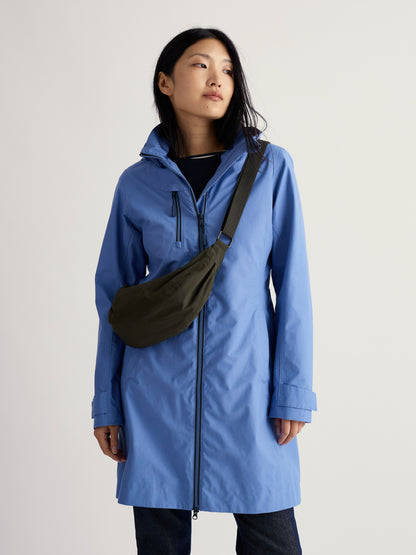 Seasalt Raincoat Ladies Coverack Coat Bluebell