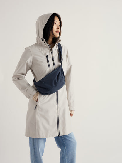 Seasalt Raincoat Women Beige Cloudburst Driftwood 