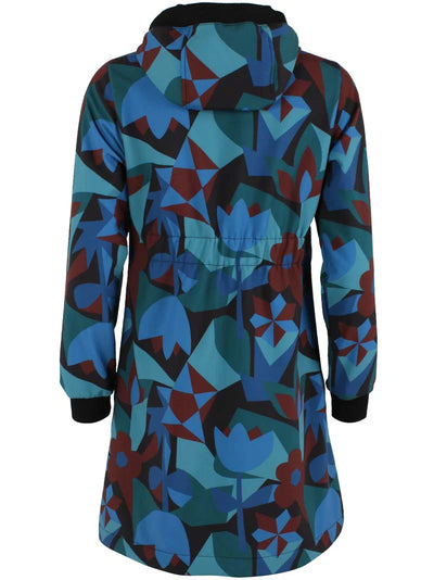 Danefae Softshell Regenjas Danejane Black Merlot Geofleur
