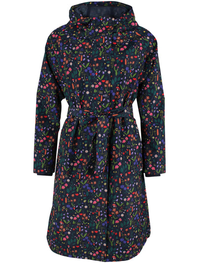 Danefae Regenjas Dames Elisabeth Dark Navy Botanical