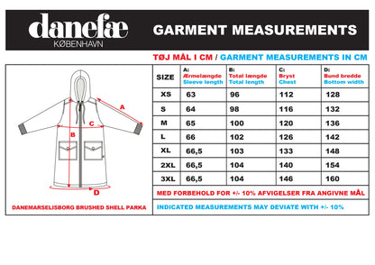 Danemarselisborg Brushed Shell Parka Deep Blue