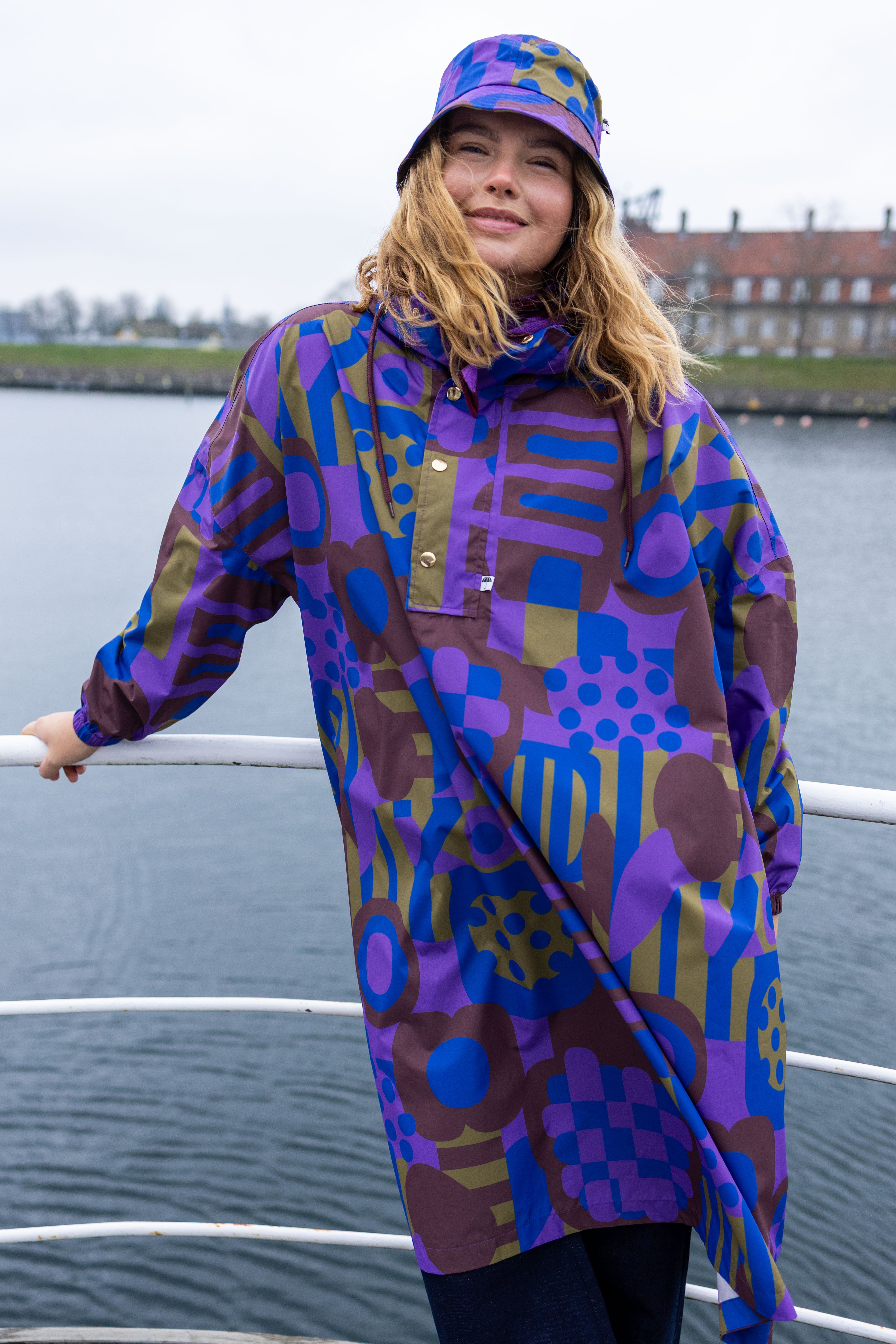 Danedream Drops Poncho Purple Patchland