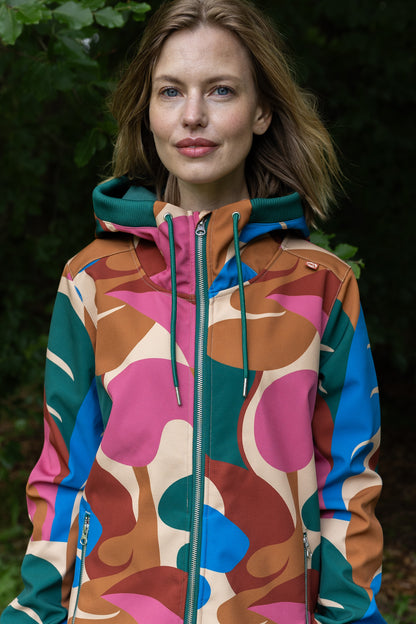 Danefae Softshell Regenjas Danejane Nougat Trops