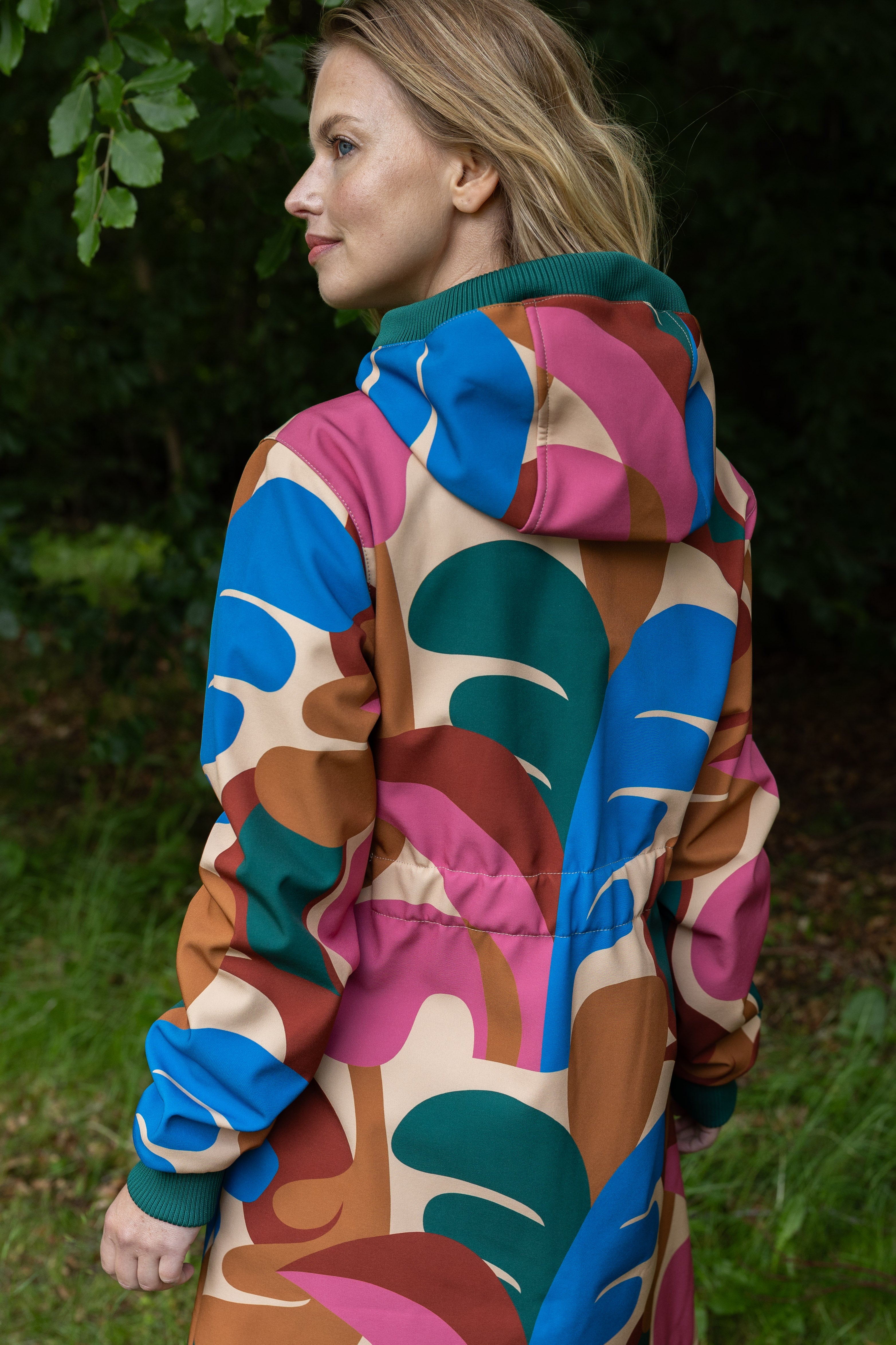 Danefae Softshell Regenjas Danejane Nougat Trops