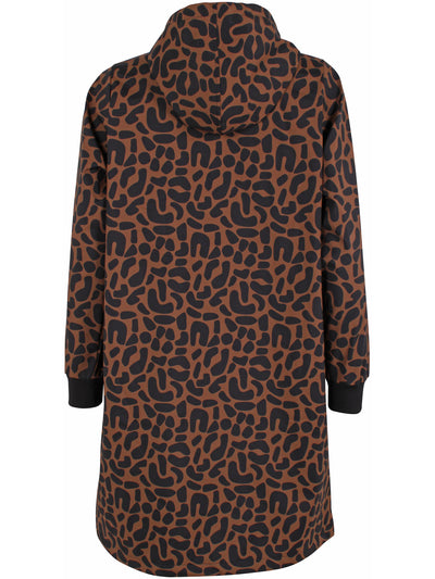 Danemarselisborg Brushed Shell Parka Brown/ Black UNILEOPARD