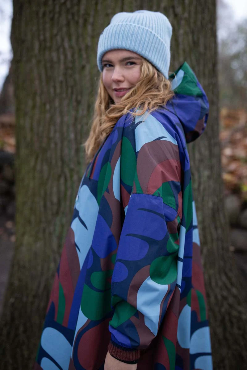Danedream Drops Poncho Blue Purple Trops zij
