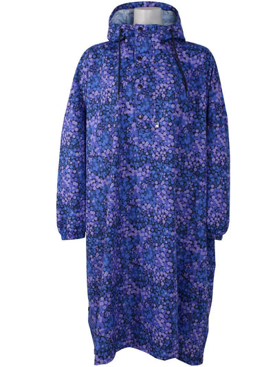 Danedream Drops Poncho  Dark Navy Berrygood front