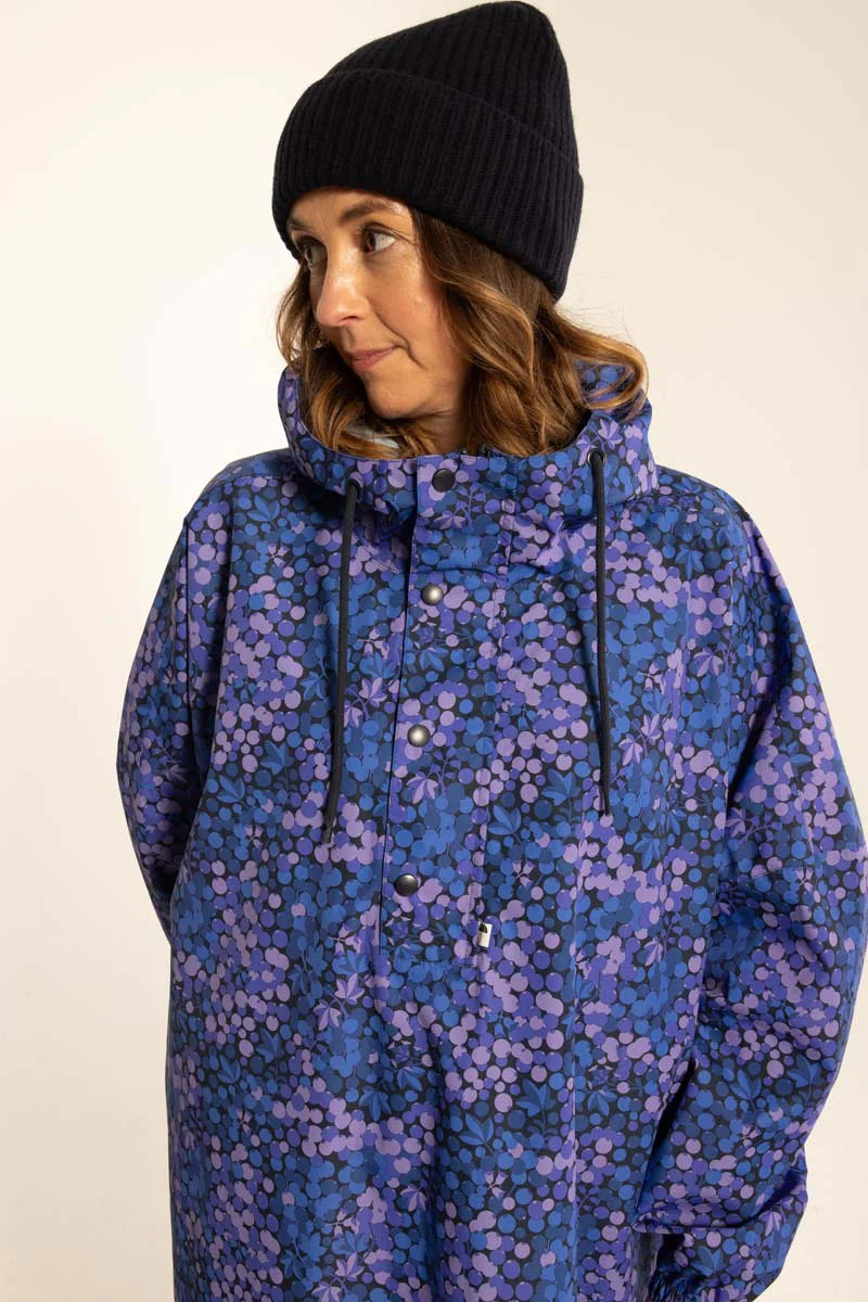 Danedream Drops Poncho  Dark Navy Berrygood voor