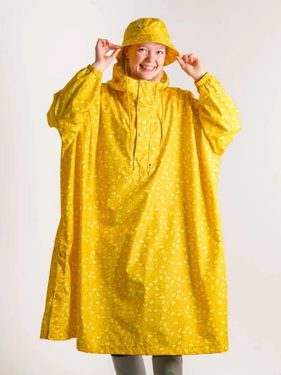  Danedream Drops Poncho Dark Yellow voorzijde