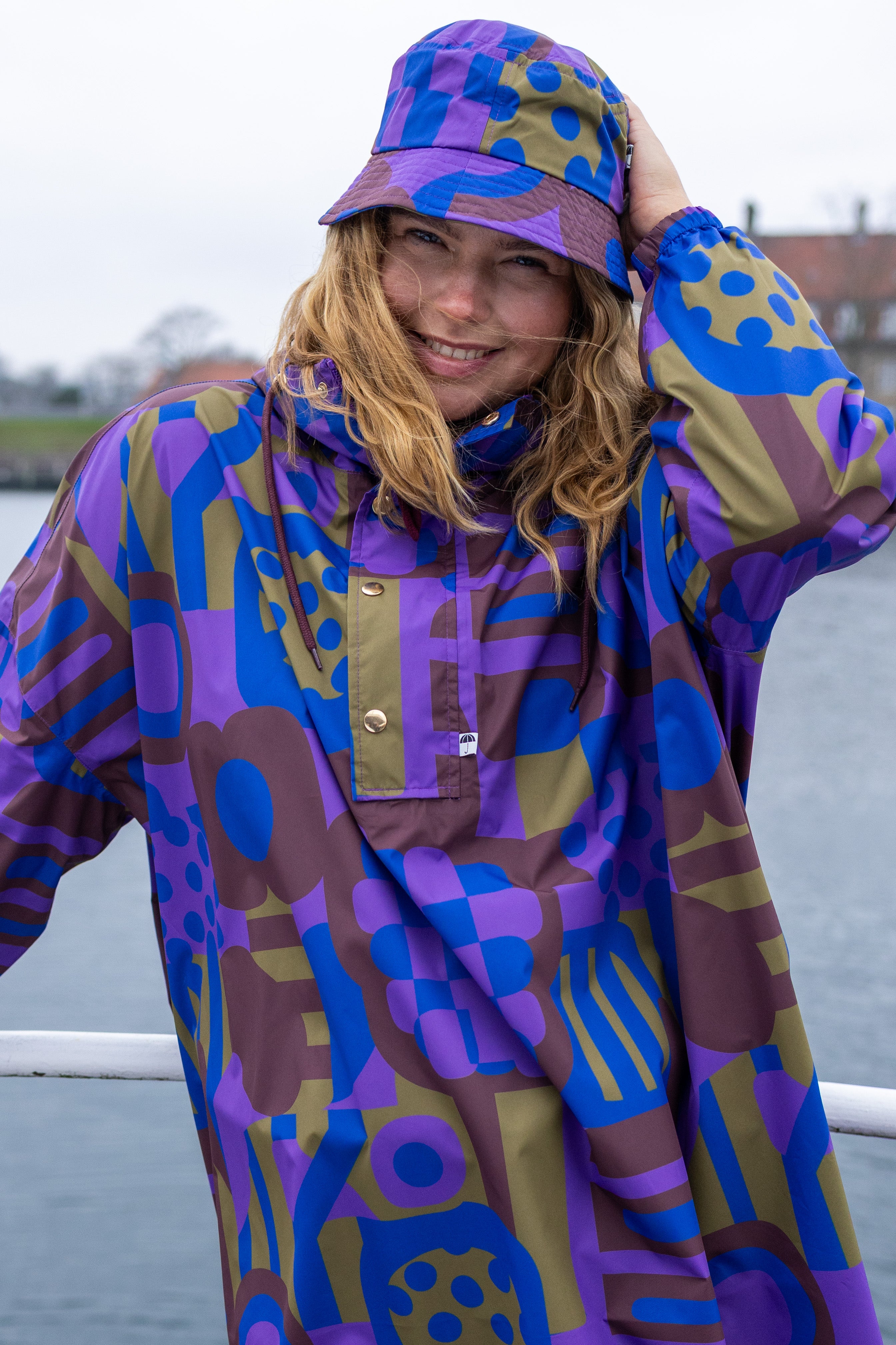 Danedream Drops Poncho Purple Patchland1