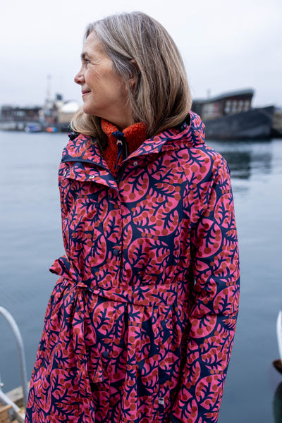 Danefæ Danelisabeth regentrenchcoat dames – Cherry Macro Micro 