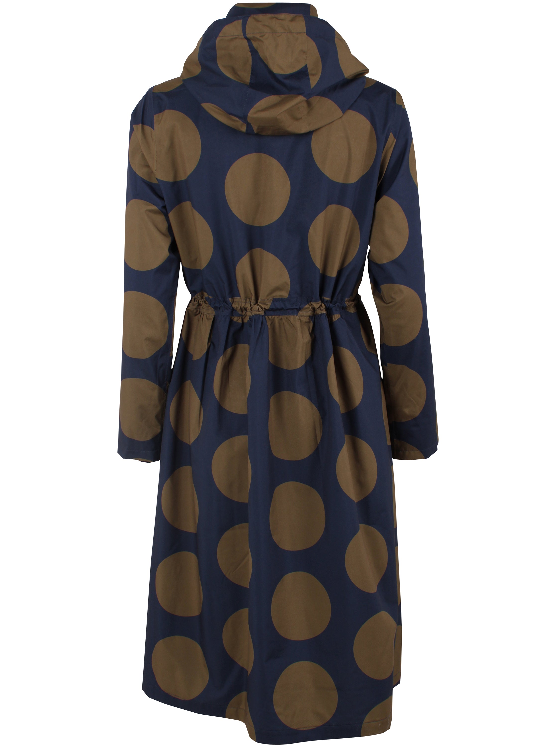 Danefae DaneThunder Regenjas  Navy/ Olive Megadots back