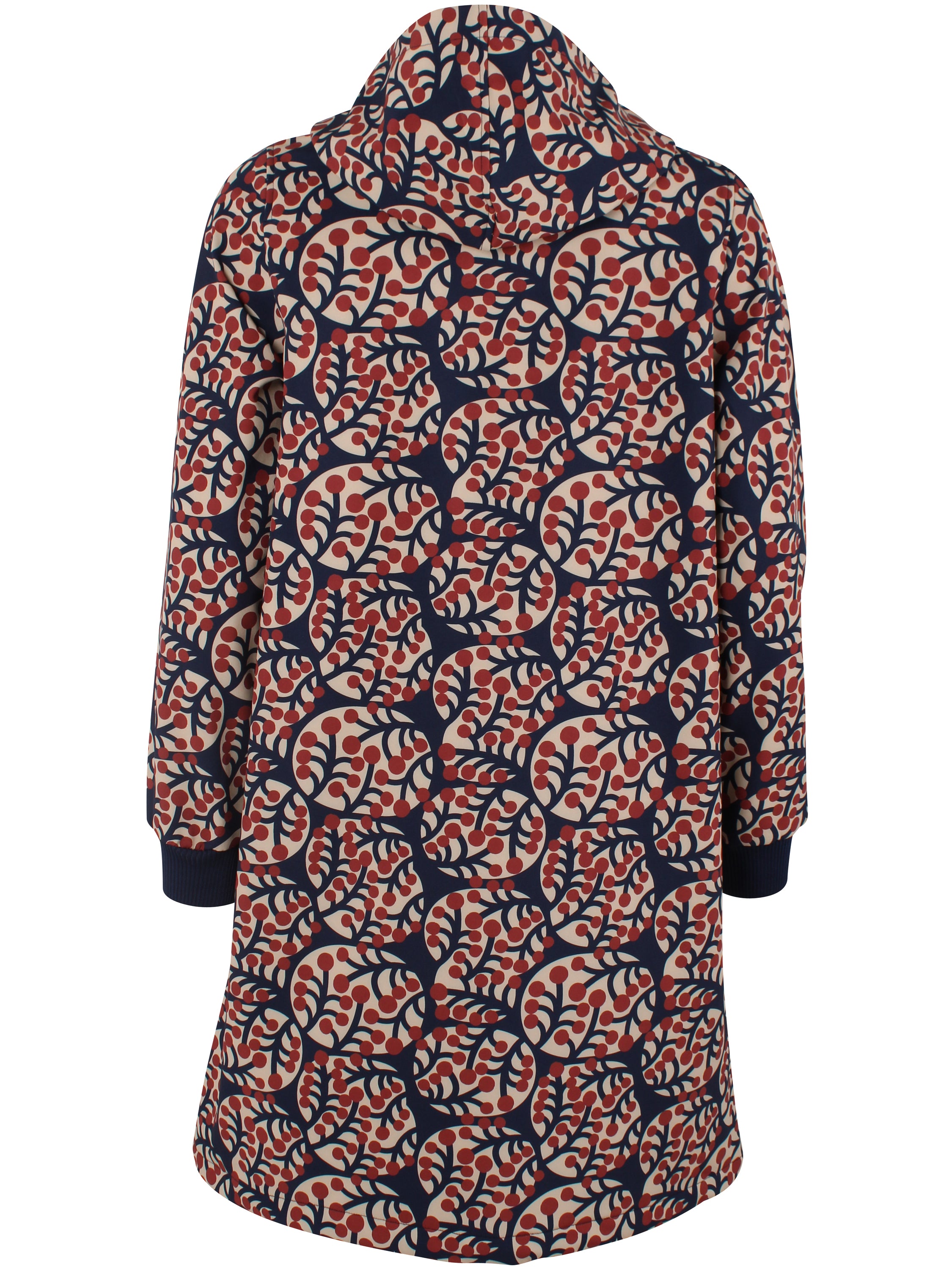 Danefae Danekarla Softshell Navy Macro Micro back