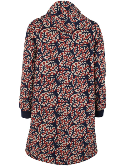 Danefae Danekarla Softshell Navy Macro Micro back