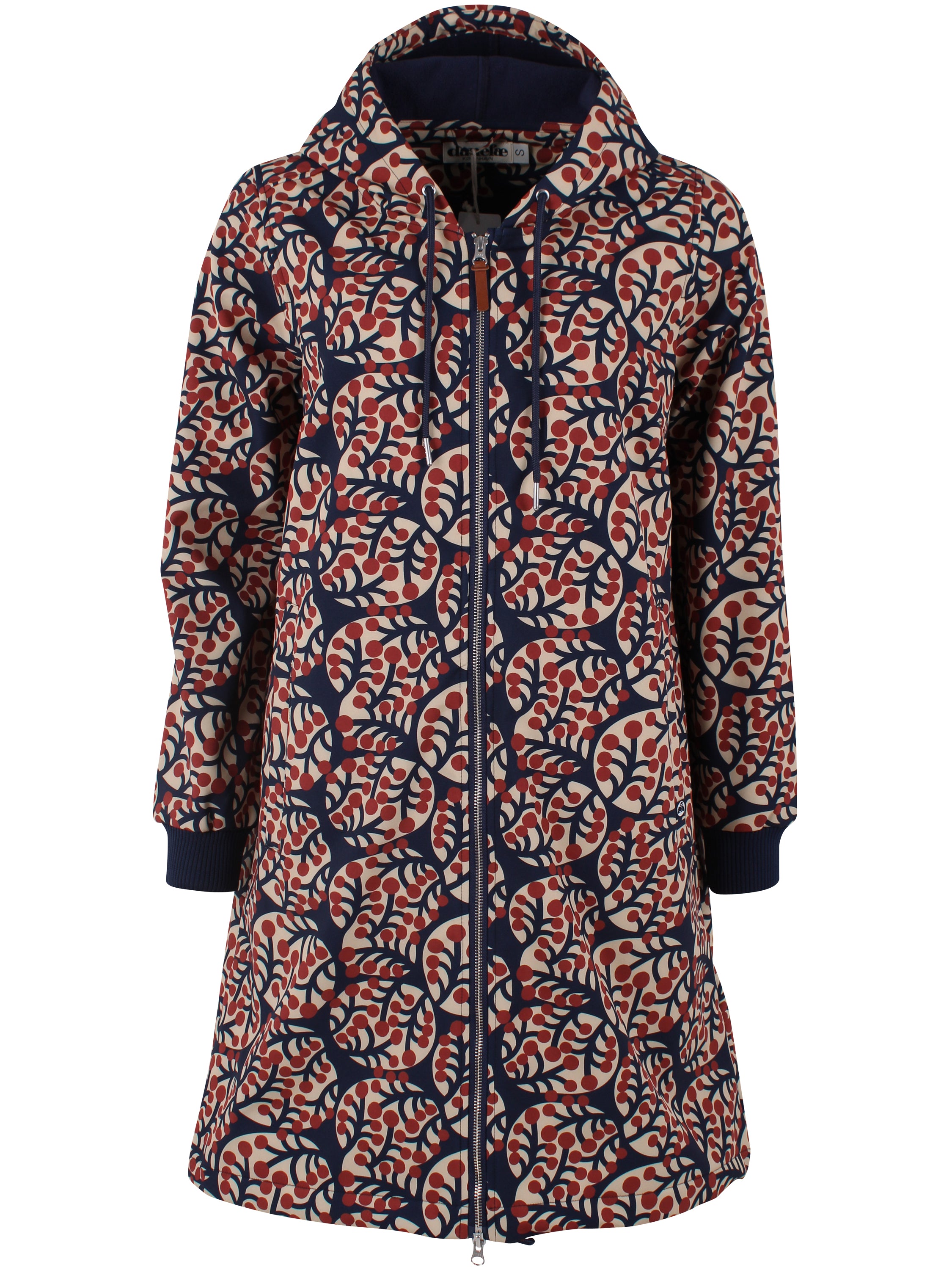 Danefae Danekarla Softshell Navy Macro Micro front