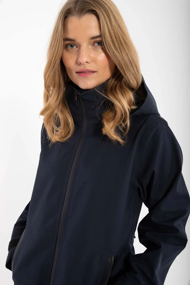 Danefae Premium Regenjas Dames Dogwalker Black detail
