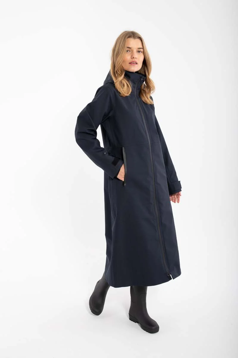 Danefae Premium Regenjas Dames Dogwalker Black voorzijde