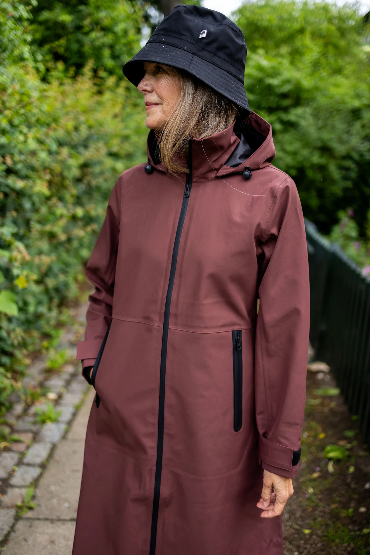 Danefae Premium Regenjas Dames Dogwalker Bordeaux