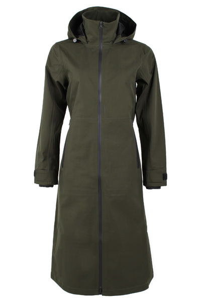 Danefae Premium Regenjas Dames Dogwalker Dark Army front