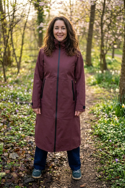Danefae Premium Regenjas Dames Dogwalker Dark Merlot bos