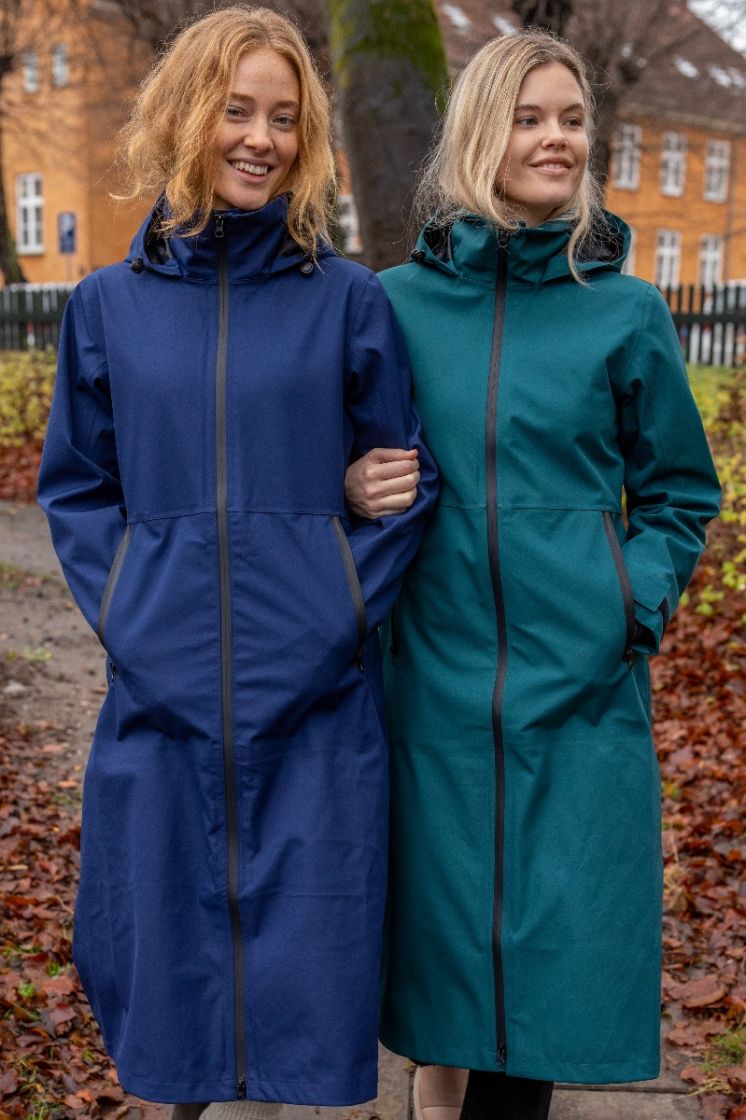 Danefae Premium Regenjas Dames Dogwalker Navy sfeer