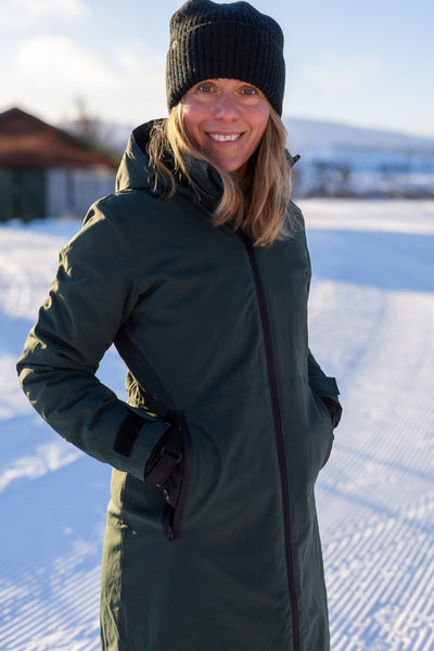Danefae Premium Winter Regenjas Dames Danesandur Dark Forest model