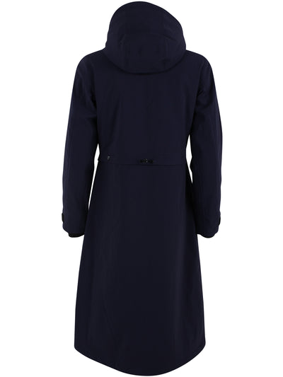 Danefae Premium Winter Regenjas Dames Danesandur Dark Navy back