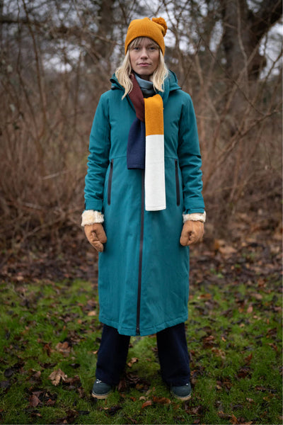 Danefae Premium Winter Regenjas Dames Danesandur Dark Slate voorzijde