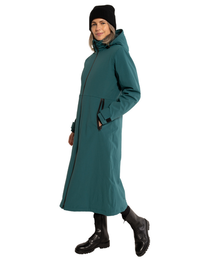 Danefae Premium Winter Regenjas Dames Danesandur Dark Slate zij