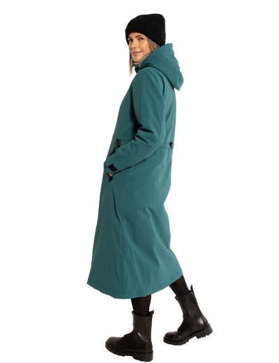 Danefae Premium Winter Regenjas Dames Danesandur Dark Slate zijkant
