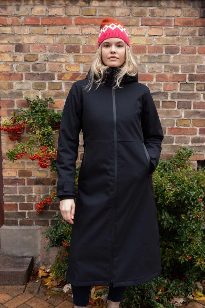 Danefae Premium Winter Regenjas Dames Danesandur Zwart model