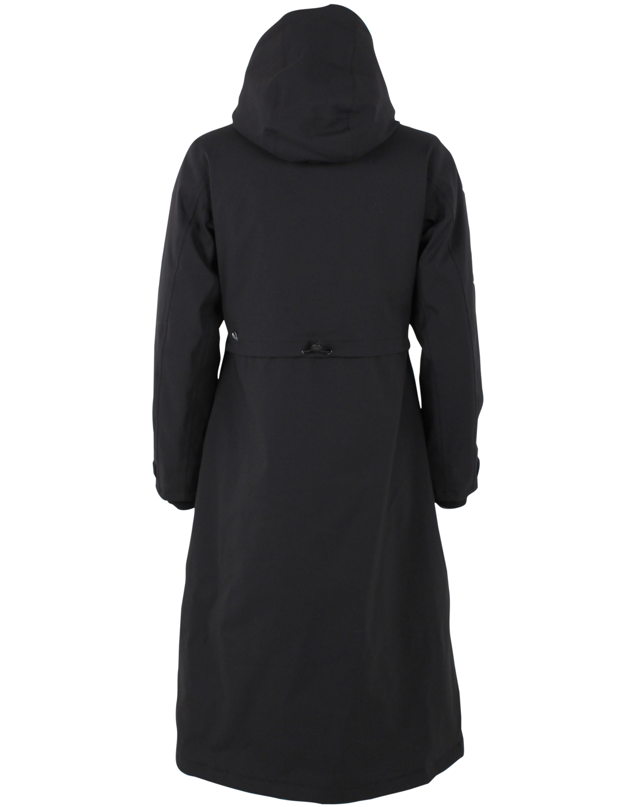 Danefae Premium Winter Regenjas Dames Danesandur Zwart back