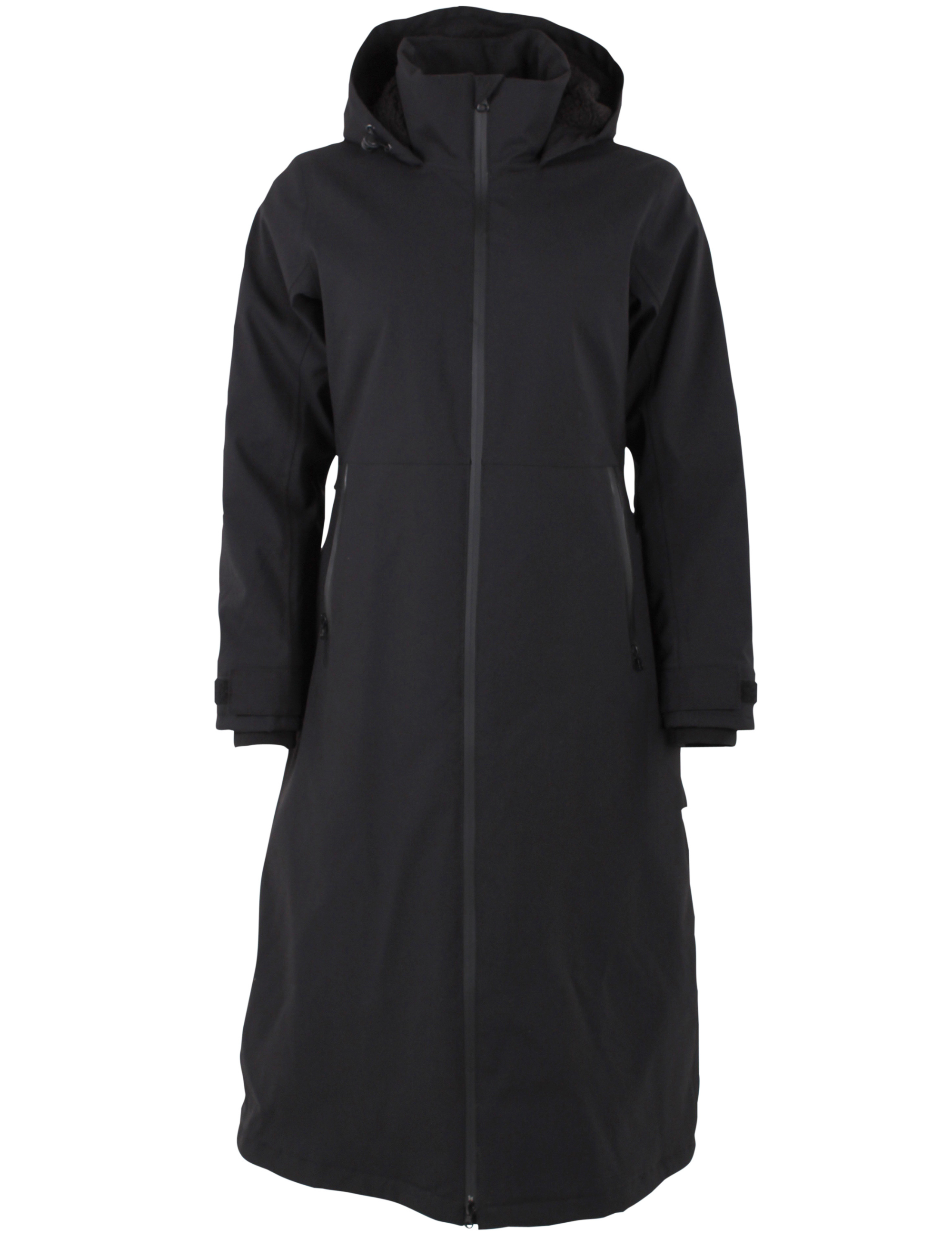 Danefae Premium Winter Regenjas Dames Danesandur Zwart front