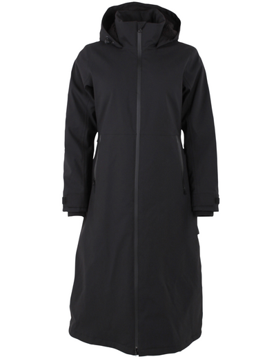 Danefae Premium Winter Regenjas Dames Danesandur Zwart front