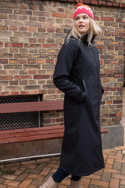 Danefae Premium Winter Regenjas Dames Danesandur Zwart sfeer