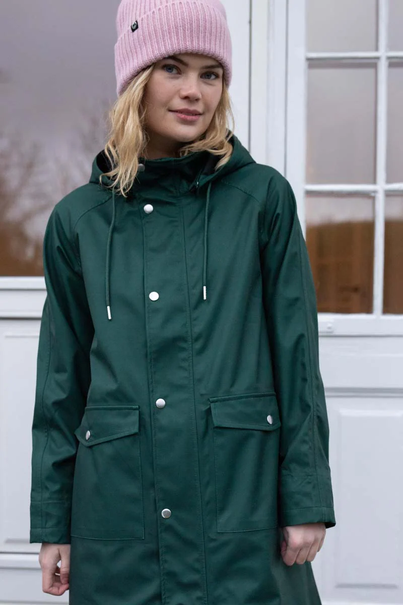 Danefae Regenjas Dames Danegarden Dark Forest close