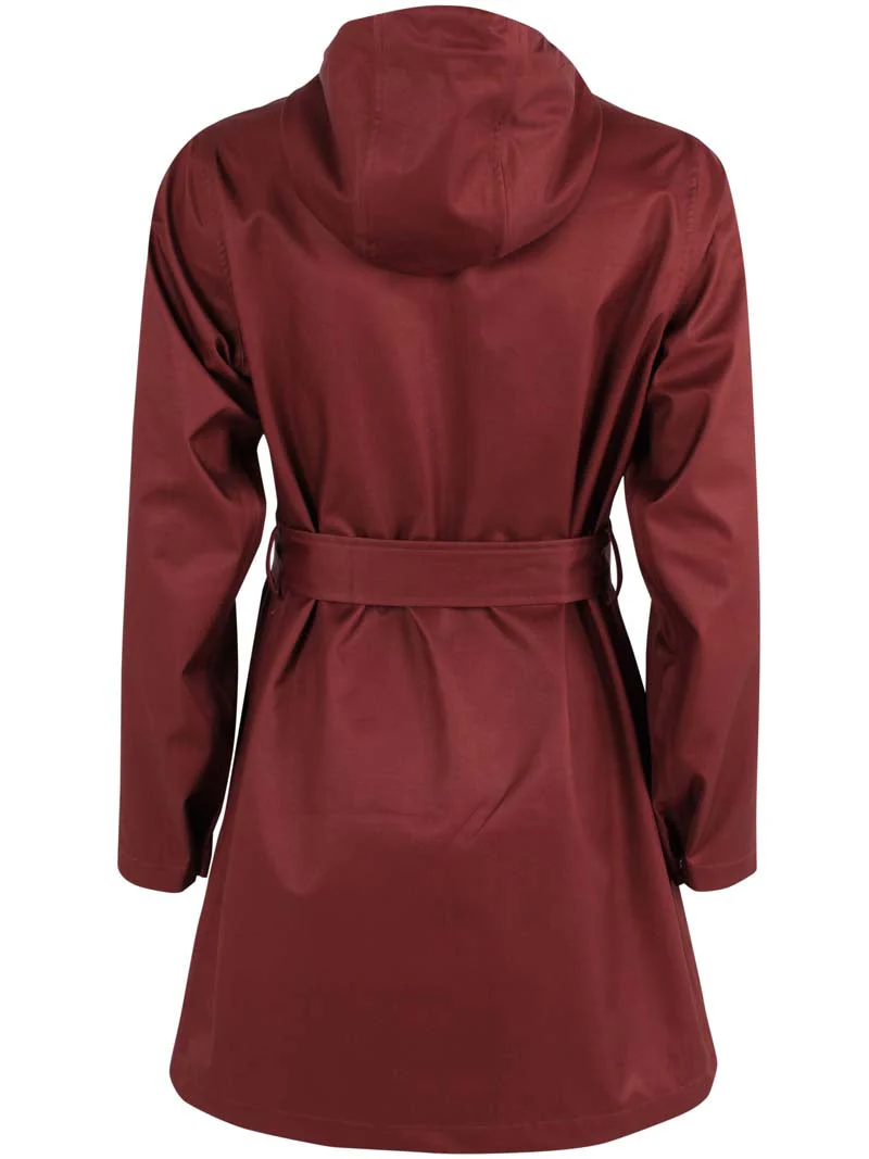 Danefae Regenjas Dames Danerainlover Dark Brick back