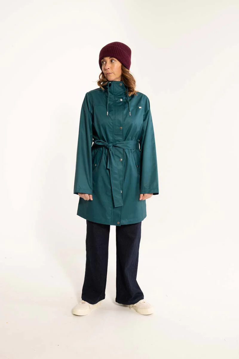 Danefae Regenjas Dames Danerainlover Dark Slate model voor