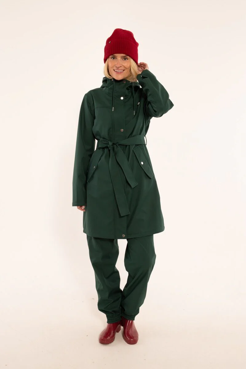 Danefae Regenjas Dames Danerainlover Deepforest model voor