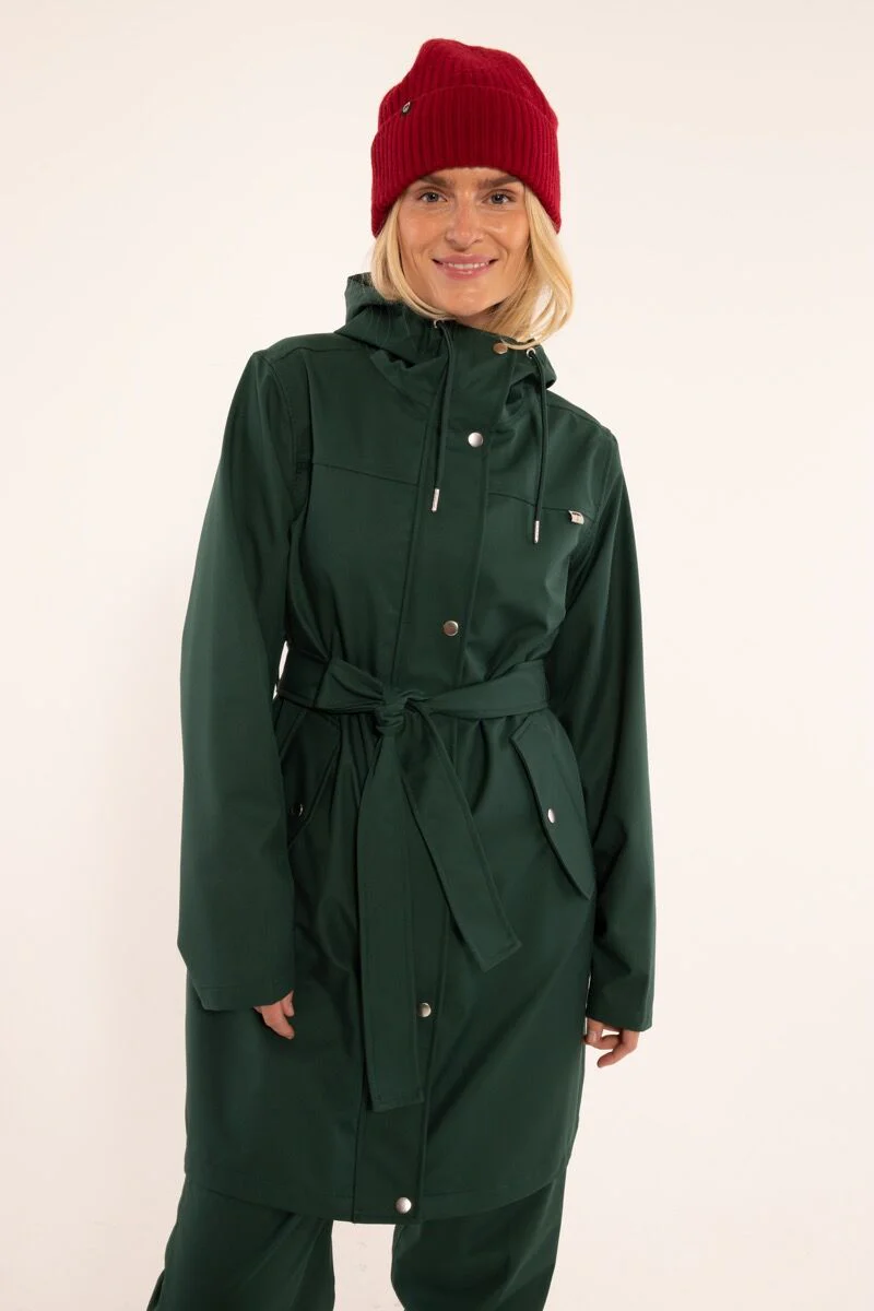Danefae Regenjas Dames Danerainlover Deepforest model voorkant