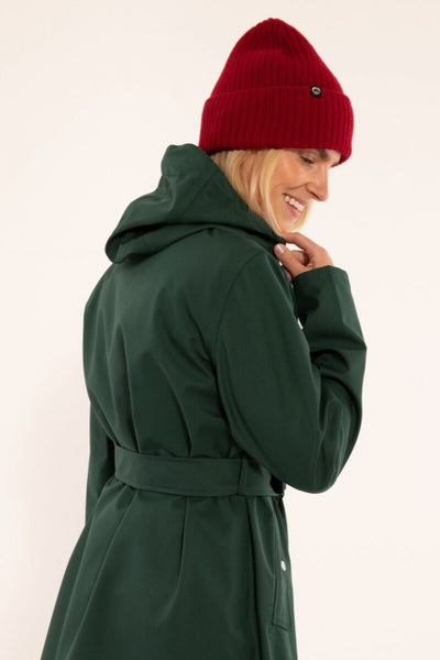 Danefae Regenjas Dames Danerainlover Deepforest model zijzijde