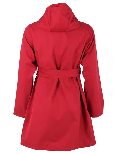 Danefae Regenjas Dames Danerainlover Rood back