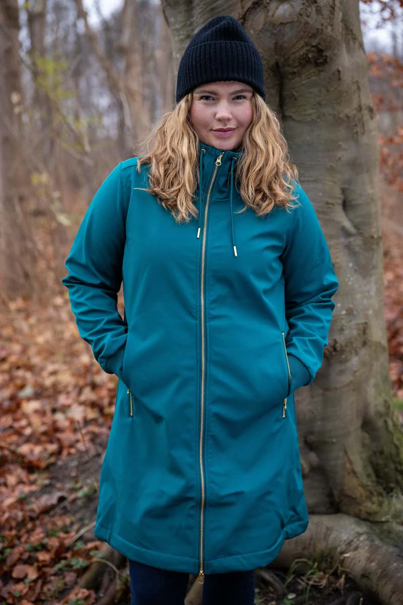 Danefae Softshell Regenjas Danejane Dames Dark Duck