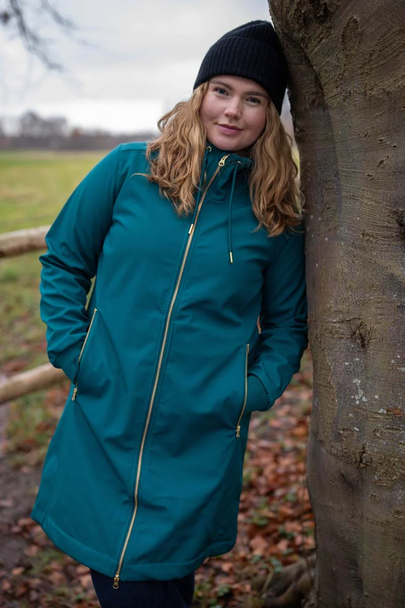Danefae Softshell Regenjas Danejane Dames Dark Duck model