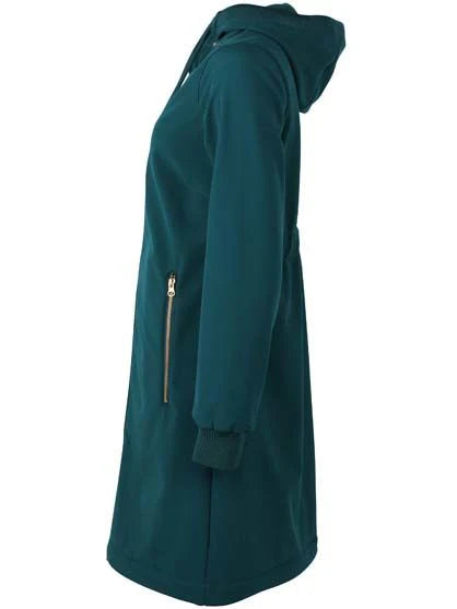 Danefae Softshell Regenjas Danejane Dames Dark Duck side