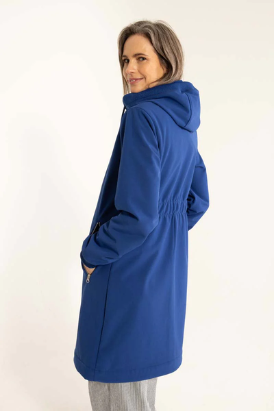 Danefae Softshell Regenjas Danejane Dames Deep Blue zijkant