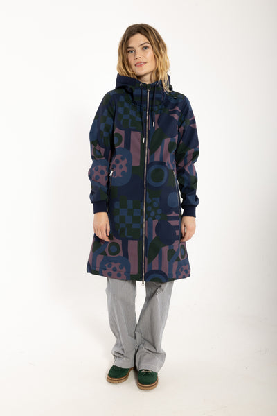 Danefae Softshell Regenjas Danejane Patchland voorkant