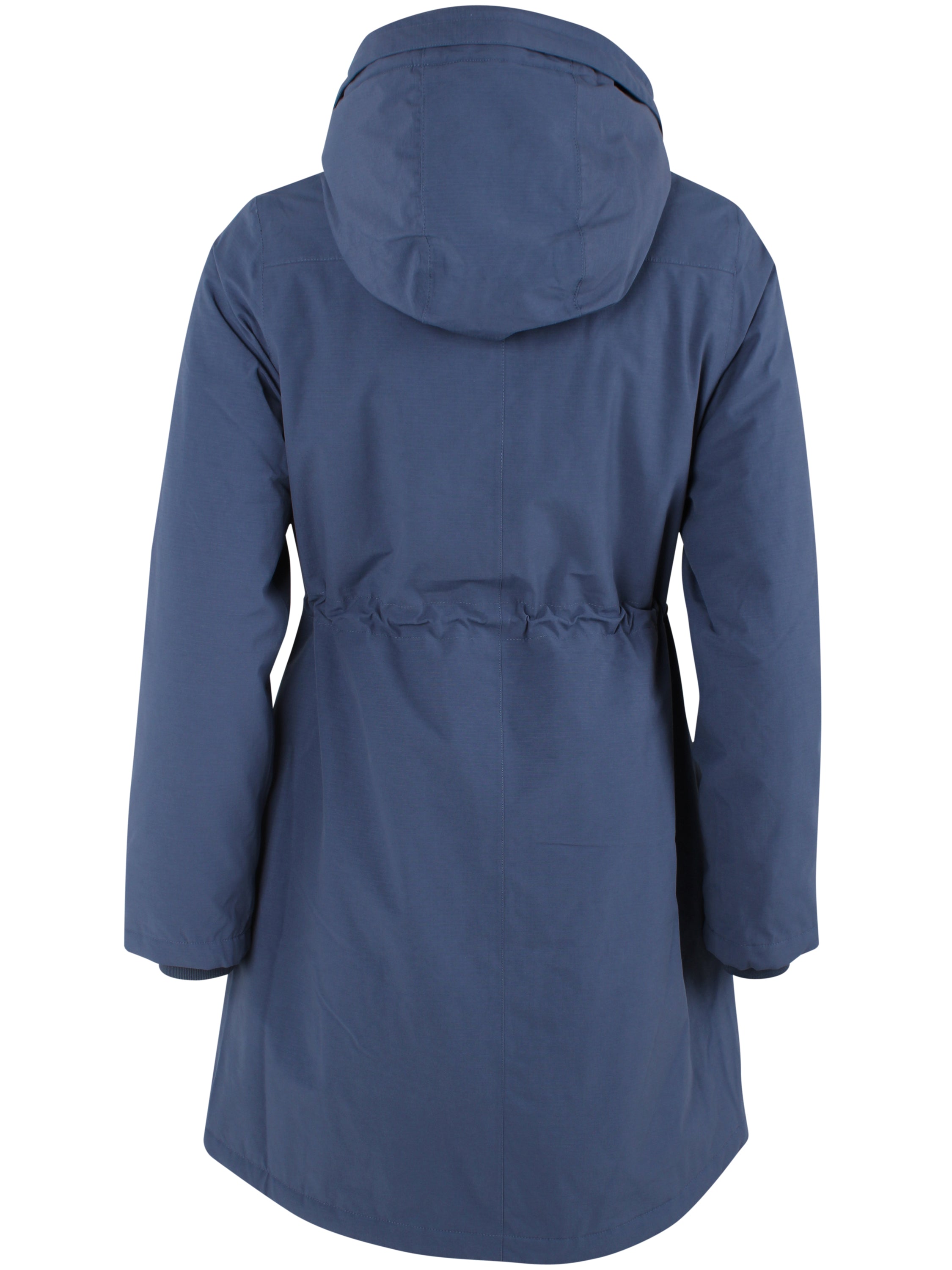 Danefae Winter Regenparka Dames Danenora Dark Grey Blue back