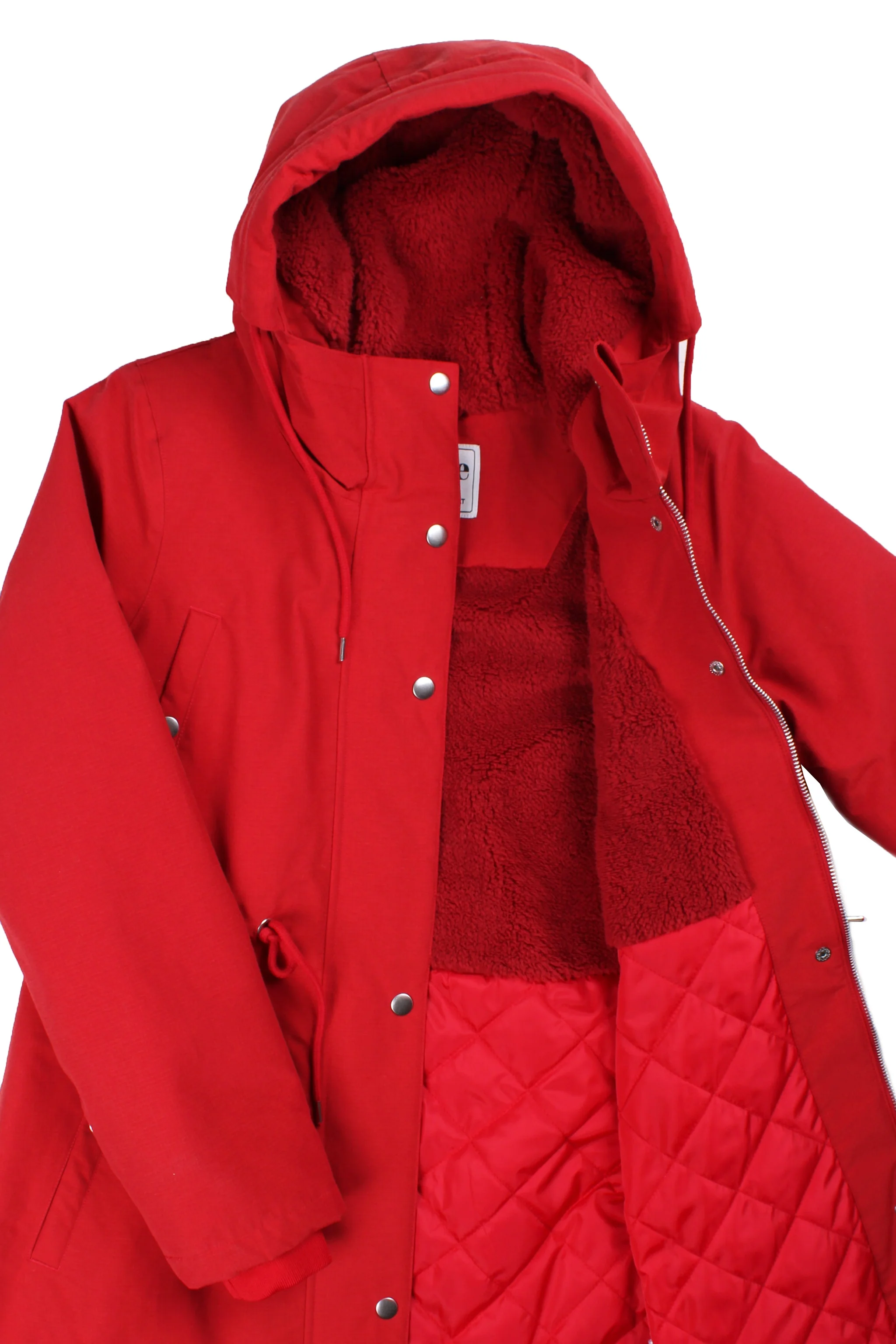  Danefae Winter Regenparka Dames Danenora Dark Red model details