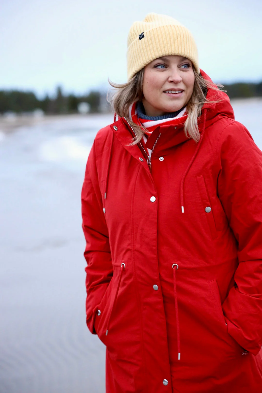  Danefae Winter Regenparka Dames Danenora Dark Red winter